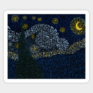 Starry Night Magnet